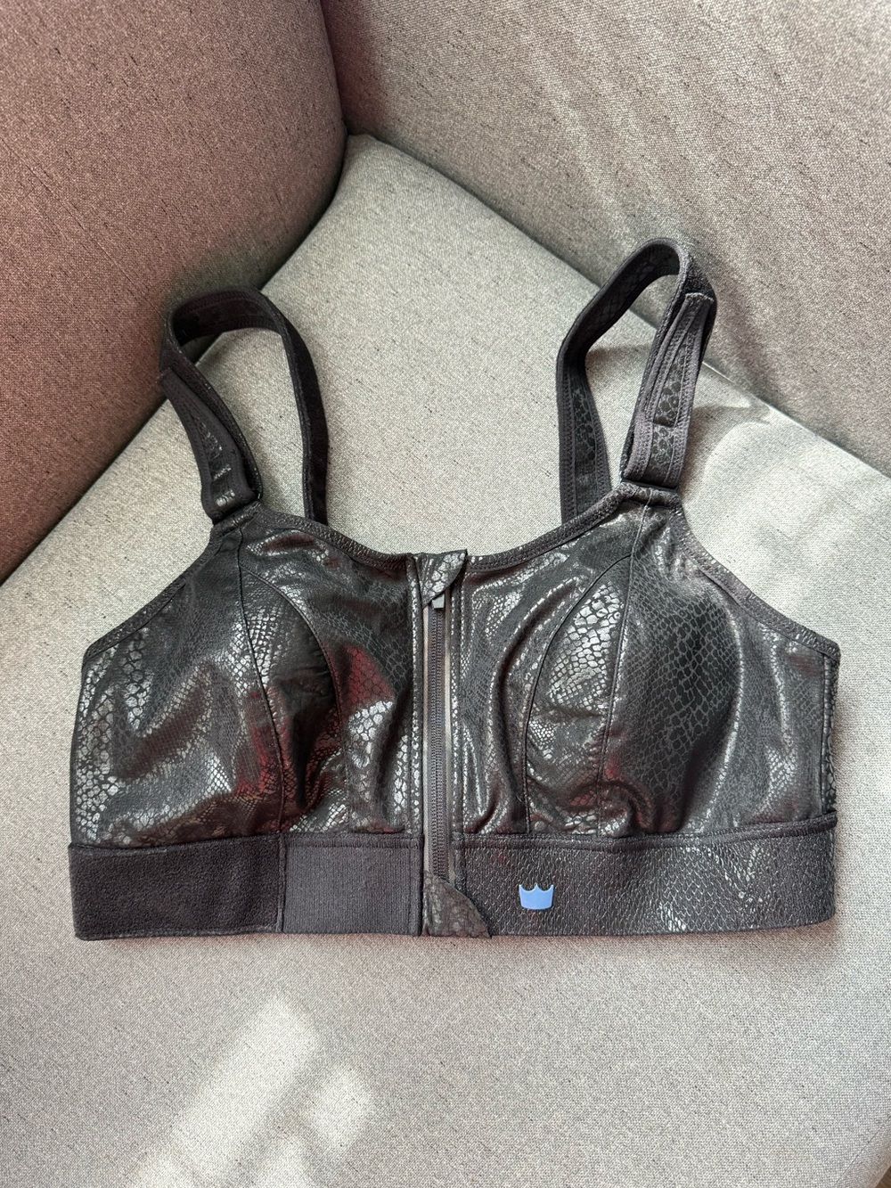 Shefit Ultimate Sports Bra Phantom Snakeskin Limited Edition Size 2 Luxe